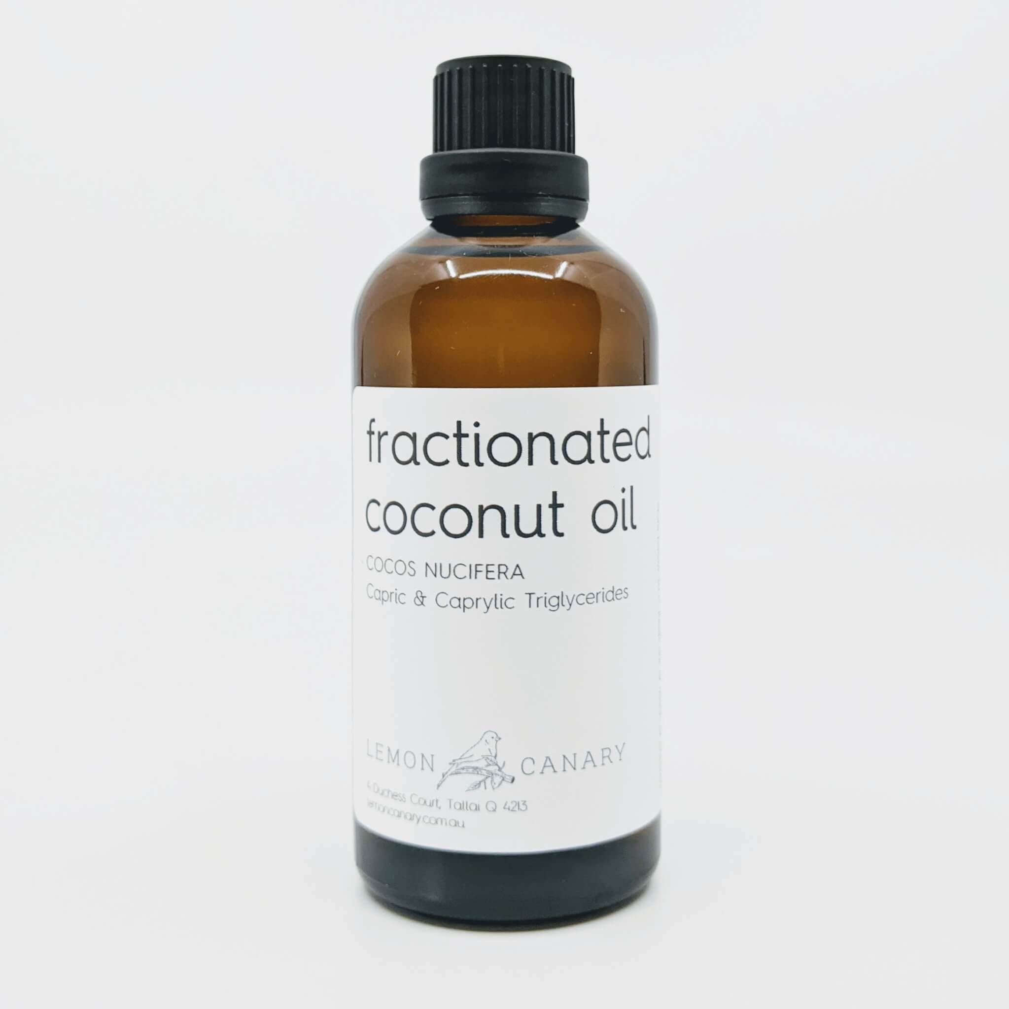 Fractionated Coconut Oil Pure And Organic By Lemon Canary 